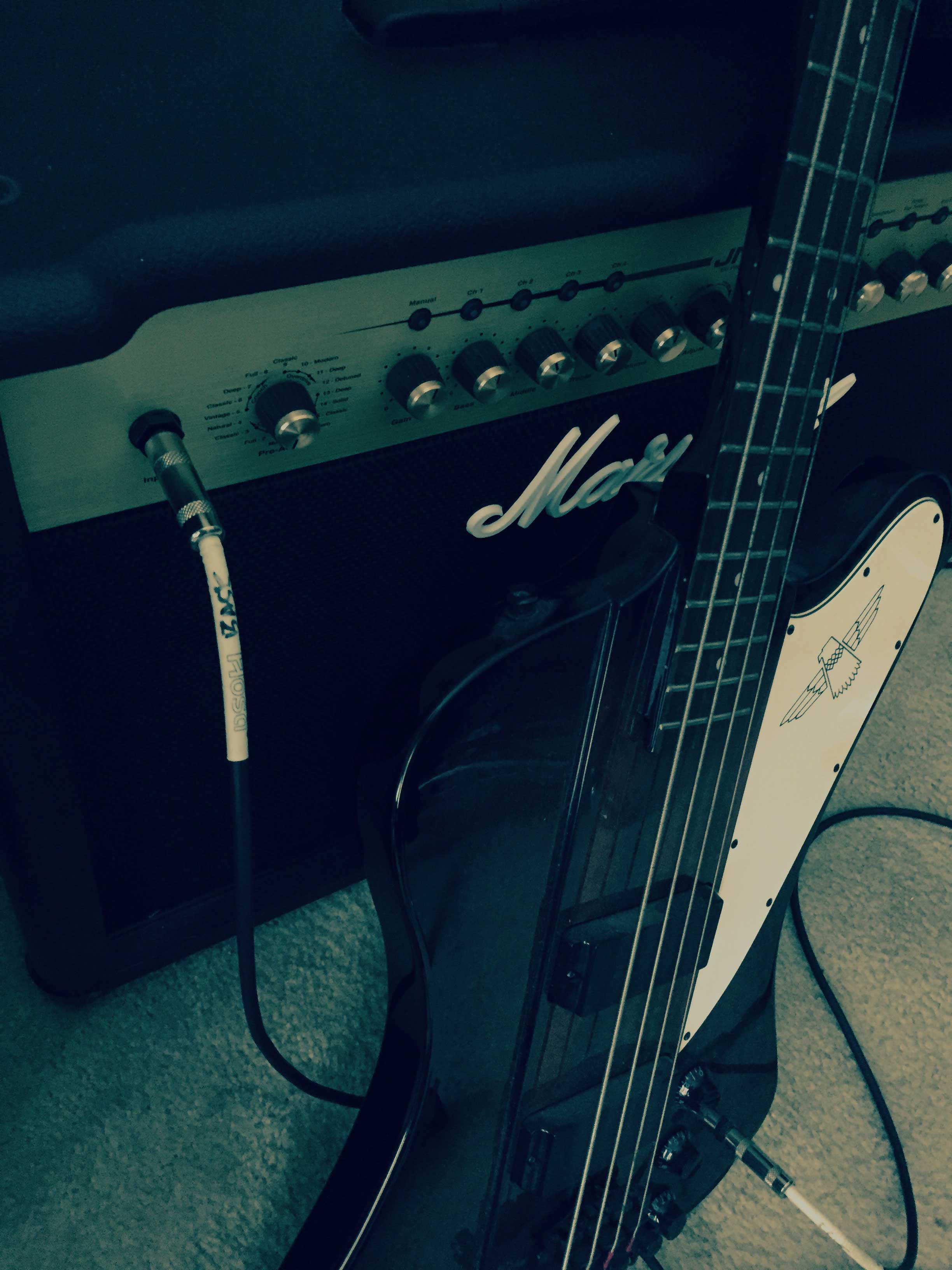 My Bass Guitar and Amp